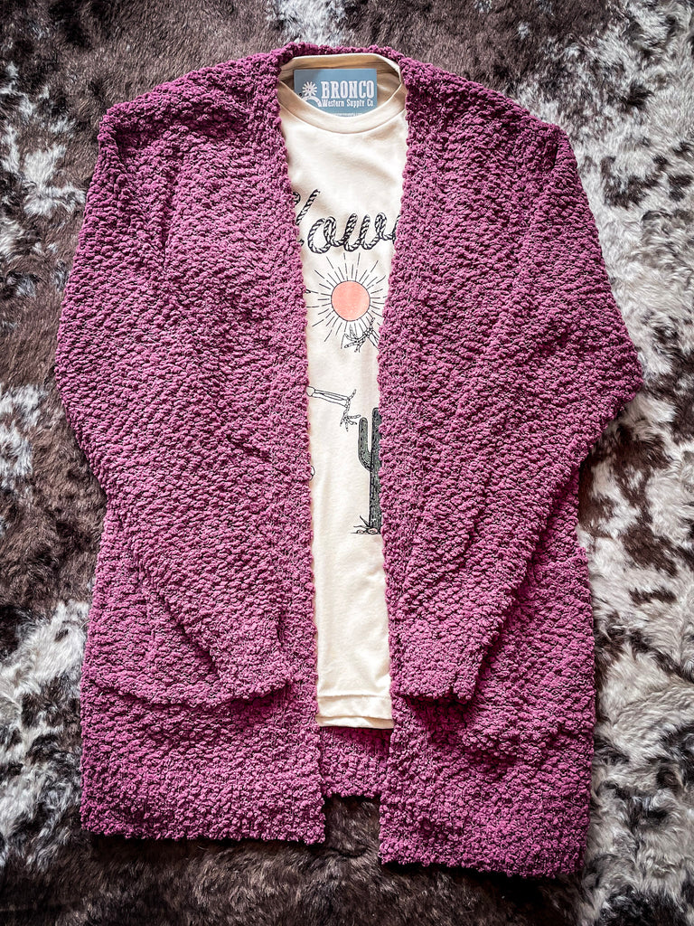 Purple deals popcorn sweater