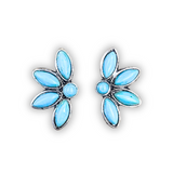 Brooks Stud Earrings - Western Jewelry - Faux Turquoise - Bronco Western Supply Co.