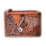 Caballo Mio Card Holder - Caramel - Purses & Wallets - Myra Bag - Bronco Western Supply Co.