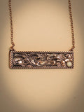 Bandit Bar Necklace - Copper - Western Jewelry - Bronco Western Supply Co.