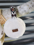 C.C. - Aztec - Earmuff - Ivory - Winter Accessory - Bronco Western Supply Co.