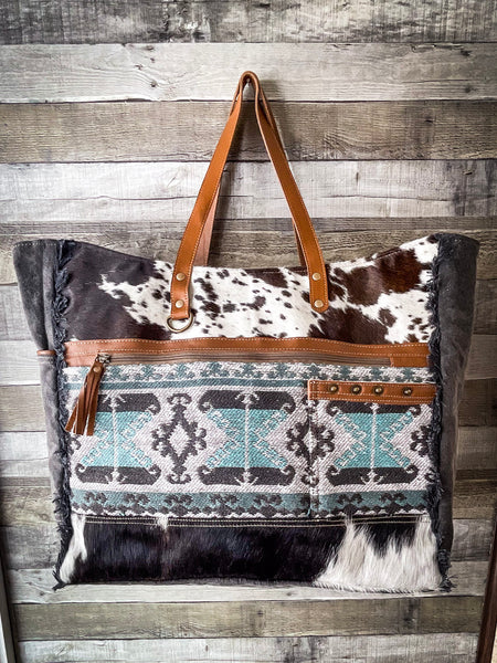 Large FRINGE LEATHER BAG With Turquoise Stone, Tassel Western Purse With  Tooled Eagle, Navajo Native American Design - Etsy