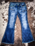 Cowgirl Tuff - Turquoise Hurricane Trouser Jeans - Riding Jeans - Bronco Western Supply Co.