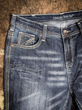 Cowgirl Tuff - Rusty Barbed Wire Bootcut Jeans- Bronco Western Supply Co.