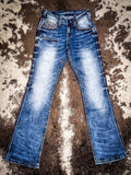 Cowgirl Tuff - Red Roan Bootcut Jeans- Bronco Western Supply Co.