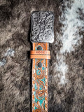 Sonoma Hand Tooled Hooey belt - Hooey - Western - Bronco Western Supply Co.