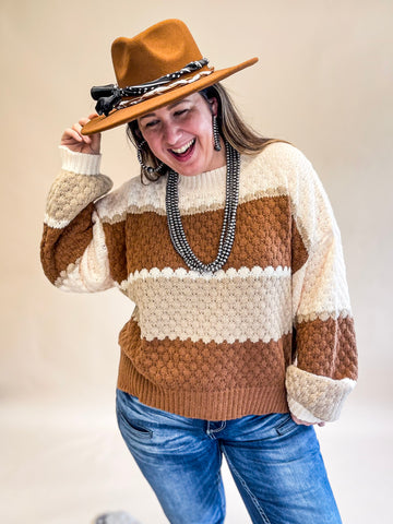 Timber Trail Cable Knit Sweater