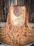 Oakley Fringe Crossbody Bag - Brown - Purse - Montana West - Bronco Western Supply Co.