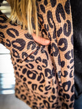 Lola Breathable Waffle Cardigan - Leopard