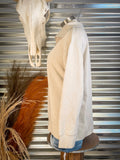 Lariat Luxe Half Zip Pullover - Beige - Casual - Basic Clothing - Bronco Western Supply Co.