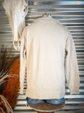 Lariat Luxe Half Zip Pullover - Beige - Casual - Basic Clothing - Bronco Western Supply Co.