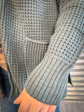 Wafflewood Cardigan - Ash Jade