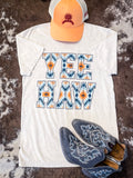 Yeehaw - Graphic Tee - Off White - Western Fashion - Bronco Western Supply Co.