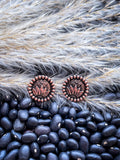 Eliza Flower Stud Earrings - Copper - Western Earrings - Bronco Western Supply Co.