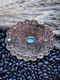 West Mesa Belt Buckle - Silver