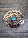 West Mesa Belt Buckle - Silver