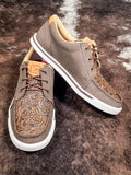 Bexley - Twisted X - Kicks Sneakers - Cocoa & Tooled Brown - Bronco Western Supply Co.