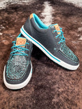 Remmy - Twisted X - Kicks Sneaker - Dark Teal & Teal - Bronco Western Supply Co.