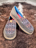 Banshee - Twisted X Slip - On Loafer - Eco Dust & Blue Aztec - Bronco Western Supply Co.