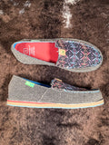 Banshee - Twisted X Slip - On Loafer - Eco Dust & Blue Aztec - Bronco Western Supply Co.