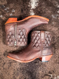 Bonnie - Twisted X - Steppin' Out - Ankle Booties - Chocolate Truffle - Bronco Western Supply Co.