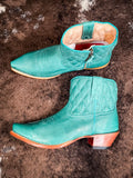 Alma - Twisted X - Steppin' Out - Ankle Booties - Blue Turquoise - Bronco Western Supply Co.