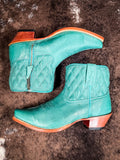 Alma - Twisted X - Steppin' Out - Ankle Booties - Blue Turquoise - Bronco Western Supply Co.