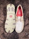 Sierra - Twisted X - Boat Shoe - Driving Moc - Dusty Tan & Snake Print - Bronco Western Supply Co.