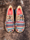 Rory - Twisted X - Boat Shoe - Driving Moc - Serape & Bomber - Bronco Western Supply Co.