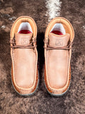 Bella - Twisted X - Chukka Driving Moc - Brown & Tooled Brown - Bronco Western Supply Co.