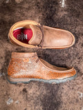 Bella - Twisted X - Chukka Driving Moc - Brown & Tooled Brown - Bronco Western Supply Co.