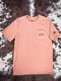 John Wayne Stock & Supply Co. Hooey T-Shirt - Light Brown - Apparel - Bronco Western Supply Co.