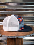 DOC Hooey Hat - Navy/Grey/Orange - Accessory - Western Wear - Bronco Western Supply Co.