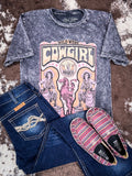 Rodeo Legend Graphic Tee - Black - Western Tee - Apparel - Bronco Western Supply Co.