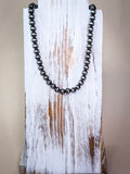 Jenna Navajo Style Pearl Necklace - Natural - Western Jewelry - Bronco Western Supply Co.