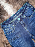 Cowgirl Tuff Turquoise Arrows Bootcut Jeans - Western Wear - Bronco Western Supply Co.