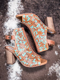 Myra Bag - Darington Ranch Heel - Western Shoe - Leather Heel - Bronco Western Supply Co.