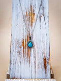 Kayla Pendant Necklace - Teardrop - Western Jewelry - Faux Turquoise - Bronco Western Supply Co.