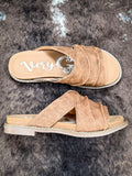 Jolene Sandal in Tan - Very G - Western Sandal - Footwear - Bronco Western Supply Co.