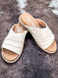 Jolene Sandal in Cream - Very G - Western Sandal - Footwear - Bronco Western Supply Co. 