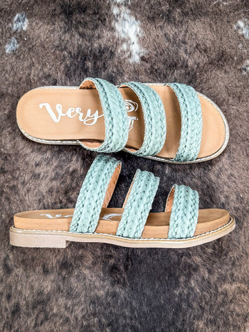 Alba Sandal in Teal - Very G - Western Sandal - Footwear - Boho Sandal - Bronco Western Supply Co.