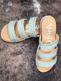 Alba Sandal in Teal - Very G - Western Sandal - Footwear - Boho Sandal - Bronco Western Supply Co.