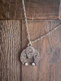 Squash Blossom Chain Necklace - Engraved