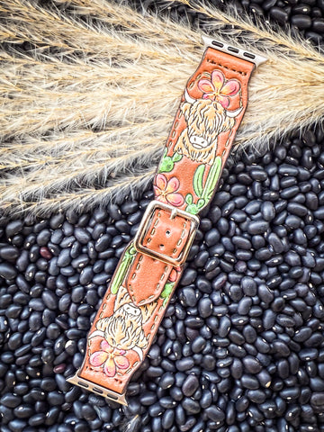 Apple Watch Band - Highland Cow - Watch Accessory - Bronco Western Supply Co.