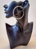 Marcy Navajo Style Pearl Hoop Earrings