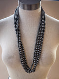 Polly Navajo Style Pearl Layer Necklace