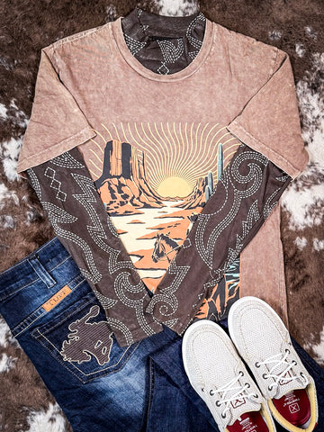 Kick The Dust Up - Mesh Top - Western Fashion - Sterling Kreek - Bronco Western Supply Co.