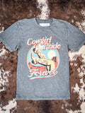 Cowgirl Pride - Graphic Tee - Gray - Apparel - Western Fashion - Bronco Western Supply Co.