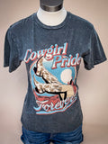 Cowgirl Pride - Graphic Tee - Gray - Apparel - Western Fashion - Bronco Western Supply Co.