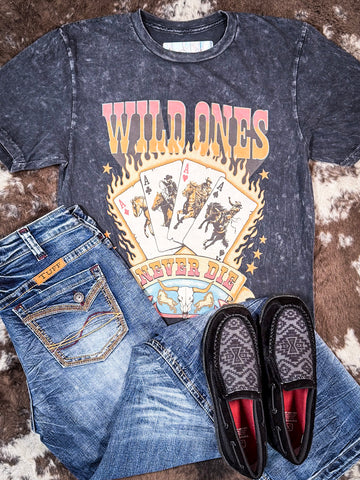 Wild Ones - Graphic Tee - Black - Apparel - Western Fashion - Bronco Western Supply Co.